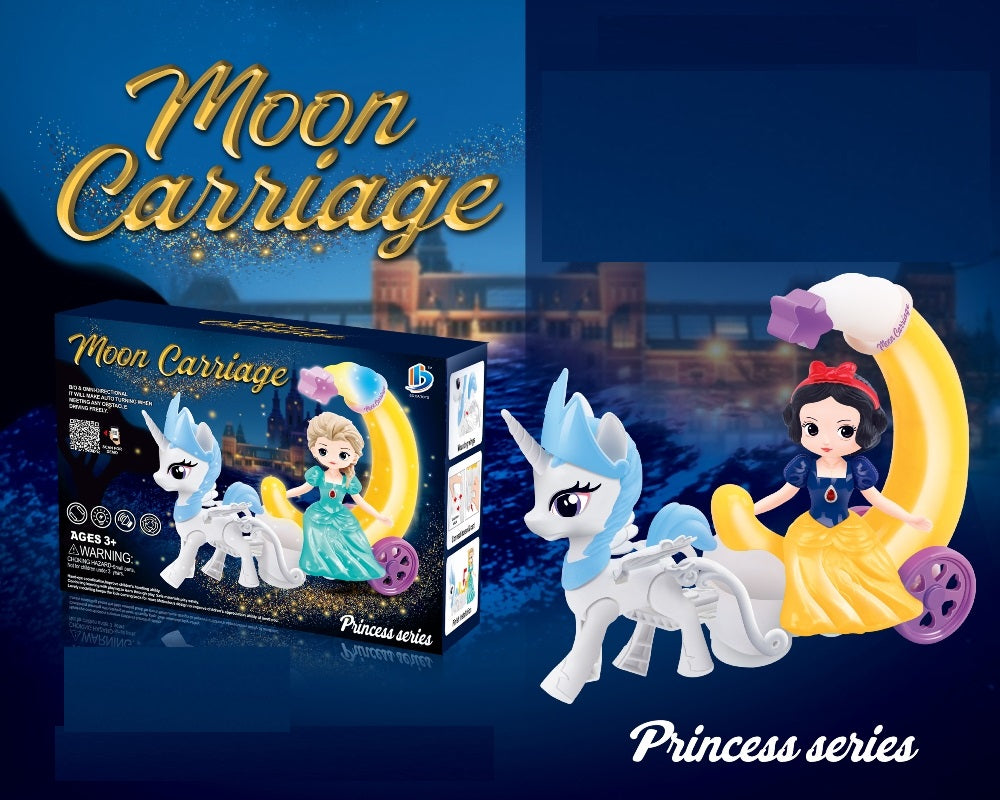 CARRIAGE BATTERY OPERATED WITH LIGHT& MUSIC