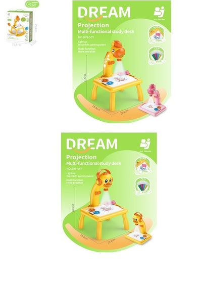 PROJECTOR PAINTING DESK WITH LIGHT