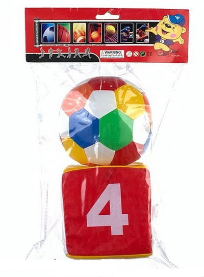 SOFT TOYS DICE WITH BALL SET PVC BAG+HEADER