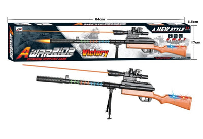 BATTERY OPERATED GUN WITH LIGHT&MUSIC