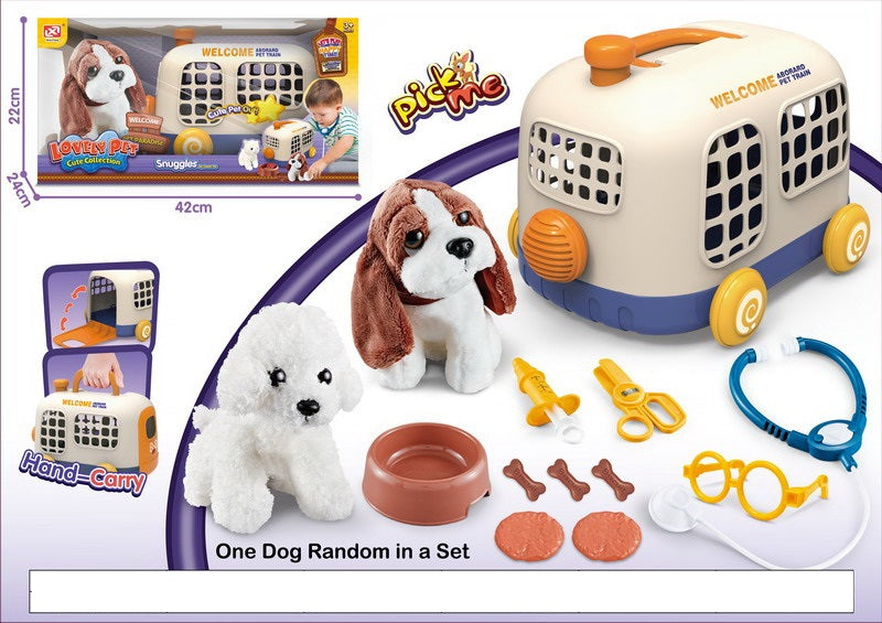 PET DOG WITH SOUND AND ACCESSORIES