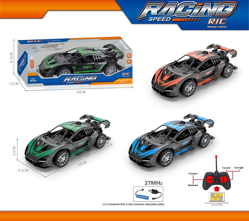 REMOTE CONTROL CAR WITH USB CHARGER 1:18