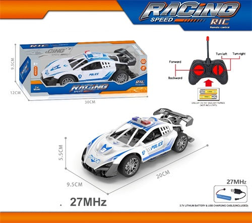 REMOTE CONTROL CAR WITH USB CHARGER 1:18