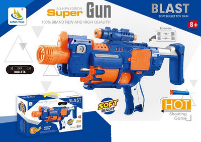 Shouting Gun with Soft Bullets Battery Operated
