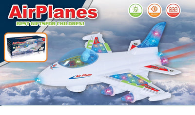 BATTERY OPERATED PLANE WITH LIGHT&MUSIC