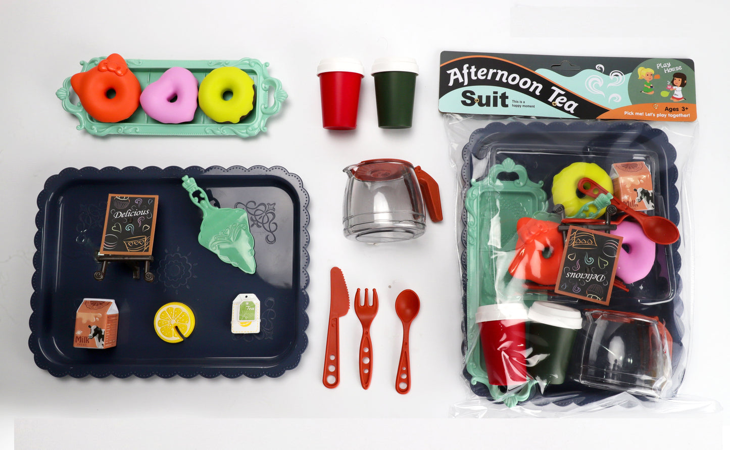 KITCHEN PLAY SET PVC BAG+HEADER