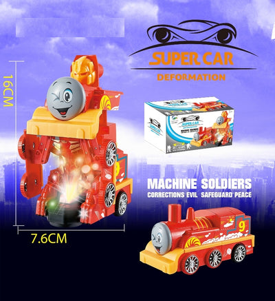 TRAIN TRANSFORM BATTERY OPERATED WITH LIGHT&SOUND