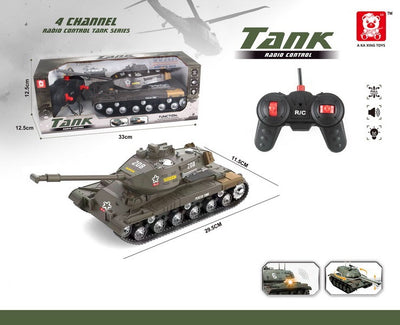 REMOTE CONTROL TANK WITHOUT CHARGER WITH LIGHT&MUSIC