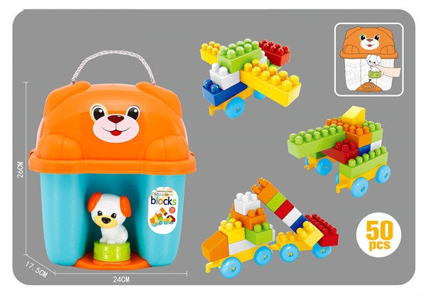 BLOCKS PLAY SET 50PCS