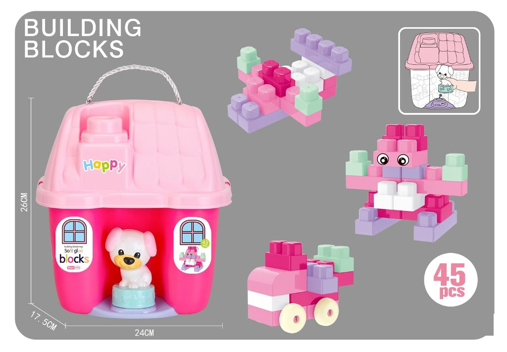BLOCKS PLAY SET 45PCS