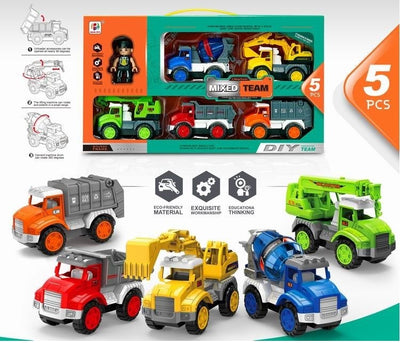 FRICTION CAR 5PCS SET