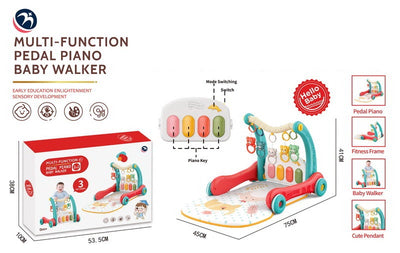 BABY ACTIVITY TOYS MULTI-FUNCTION PEDAL PIANO BABY WALKER