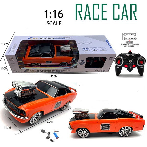 REMOTE CONTROL CAR WITH USB CHARGER 1:16 2.4G DRIFT STUNT