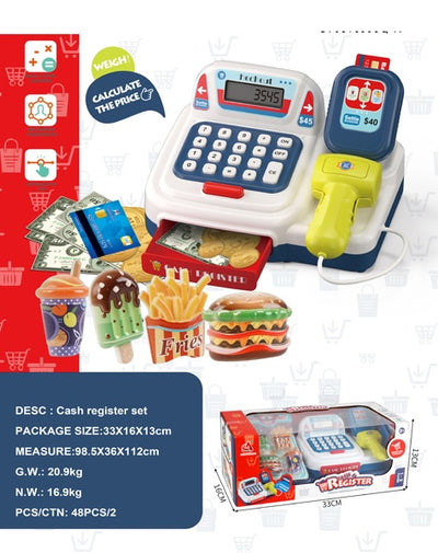 CASH REGISTER BATTERY OPERATED WITH LIGHT&SOUND