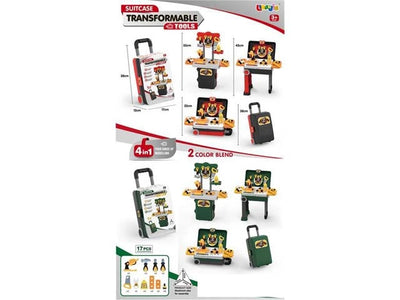 TOOL PLAY SET 4 IN 1 SUITCASE BAG