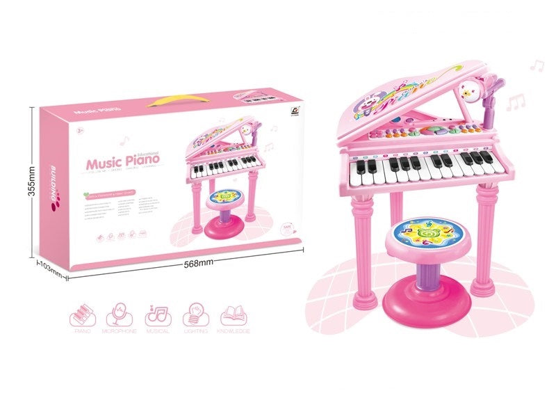MUSICAL 24KEY PIANO WITH MICROPHONE