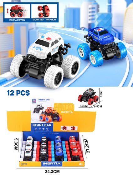 FRICTION CAR 12PCS SET DISPLAY BOX
