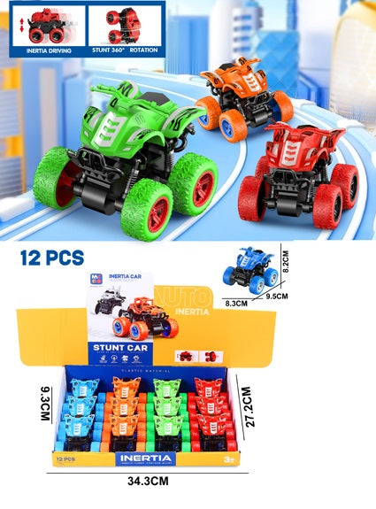 FRICTION CAR 12PCS SET DISPLAY BOX