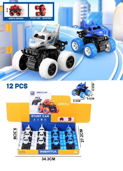 FRICTION CAR 12PCS SET DISPLAY BOX