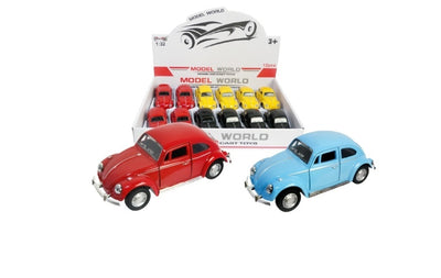 ALLOY CAR 1:32 PULL BACK 12PCS DISPLAY BOX