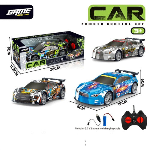 REMOTE CONTROL CAR WITH USB CHARGER 4 FUNCTION