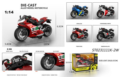 ALLOY MOTORCYCLE 1:14