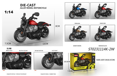 ALLOY MOTORCYCLE 1:14