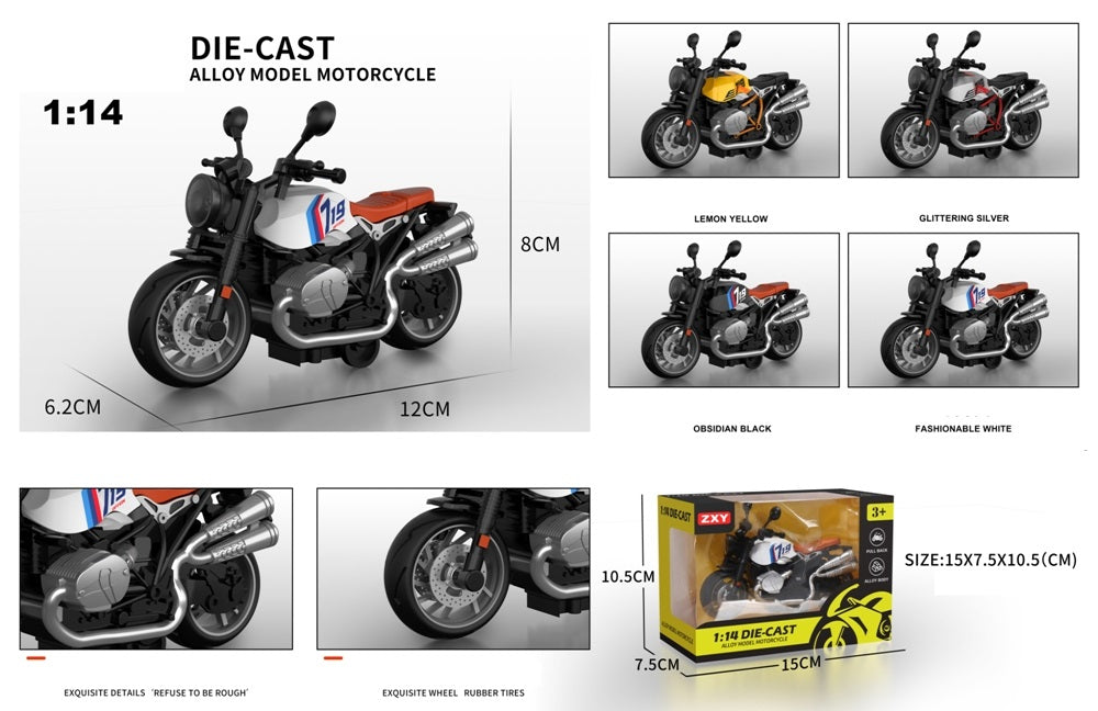 ALLOY MOTORCYCLE 1:14