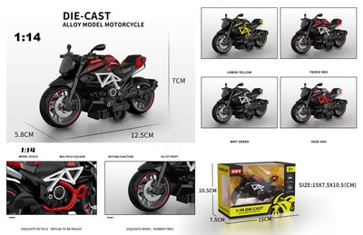 ALLOY MOTORCYCLE 1:14