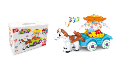 CARRIAGE BATTERY OPERATED WITH LIGHT&MUSIC