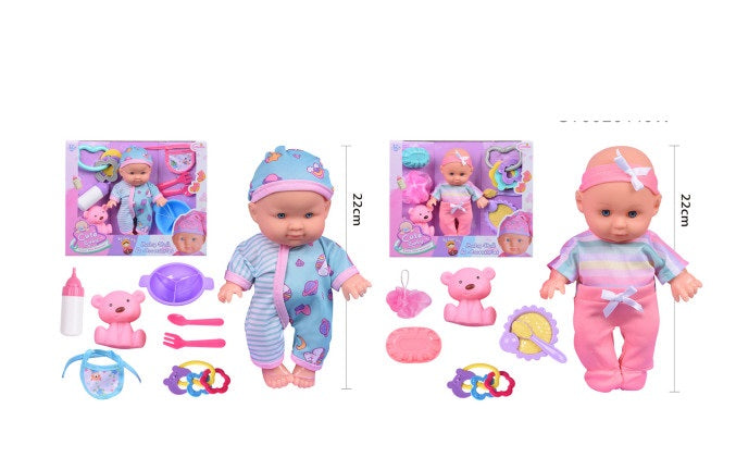 DOLL 9" WITH MUSIC AND ACCESSORIES