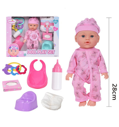 DOLL 12" WITH MUSIC AND ACCESSORIES