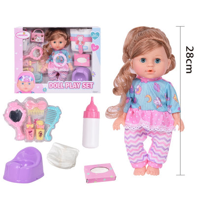 DOLL 12" WITH MUSIC AND ACCESSORIES