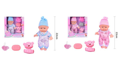 DOLL 9" WITH MUSIC AND ACCESSORIES