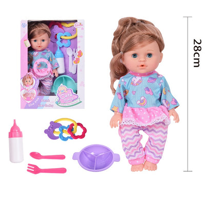 DOLL 12" WITH MUSIC AND ACCESSORIES