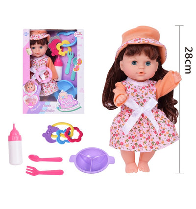 DOLL 12" WITH MUSIC AND ACCESSORIES