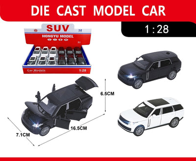 ALLOY CAR 1:28 PULL BACK WITH LIGHT&MUSIC 12PCS SET DISPLAY BOX