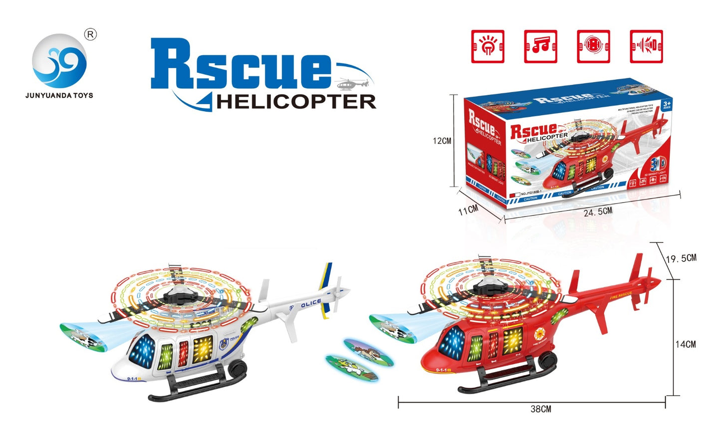 BATTERY OPERATED HELICOPTER WITH LIGHT&MUSIC