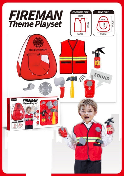 FIRE DEPARTMENT TENT WITH ACCESSORIES