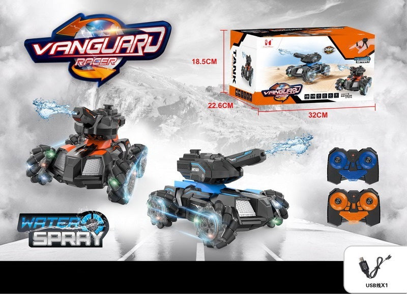 REMOTE CONTROL CAR WITH USB CHARGER AND LIGHT&MUSIC+SPARY
