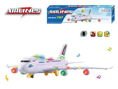 BATTERY OPERATED PLANE WITH LIGHT&MUSIC