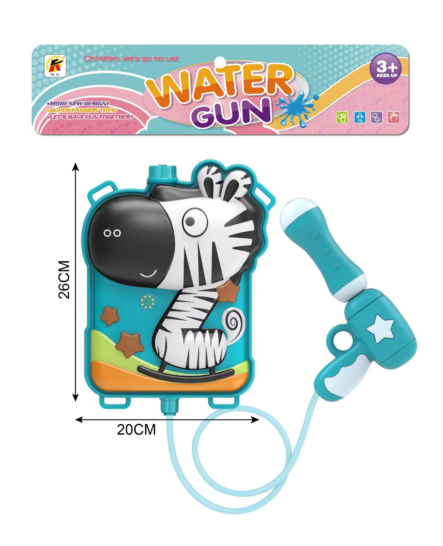 WATER GUN PVC BAG+HEADER