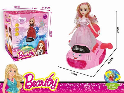 BATTERY OPERATED DOLL WITH LIGHT AND MUSIC