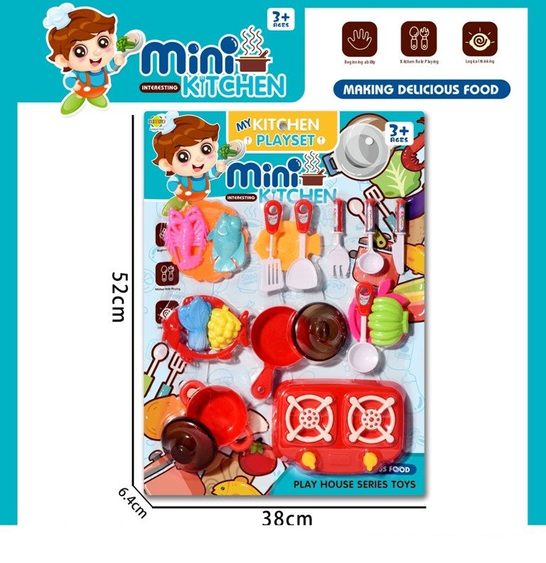 KITCHEN SET BLISTER CARD