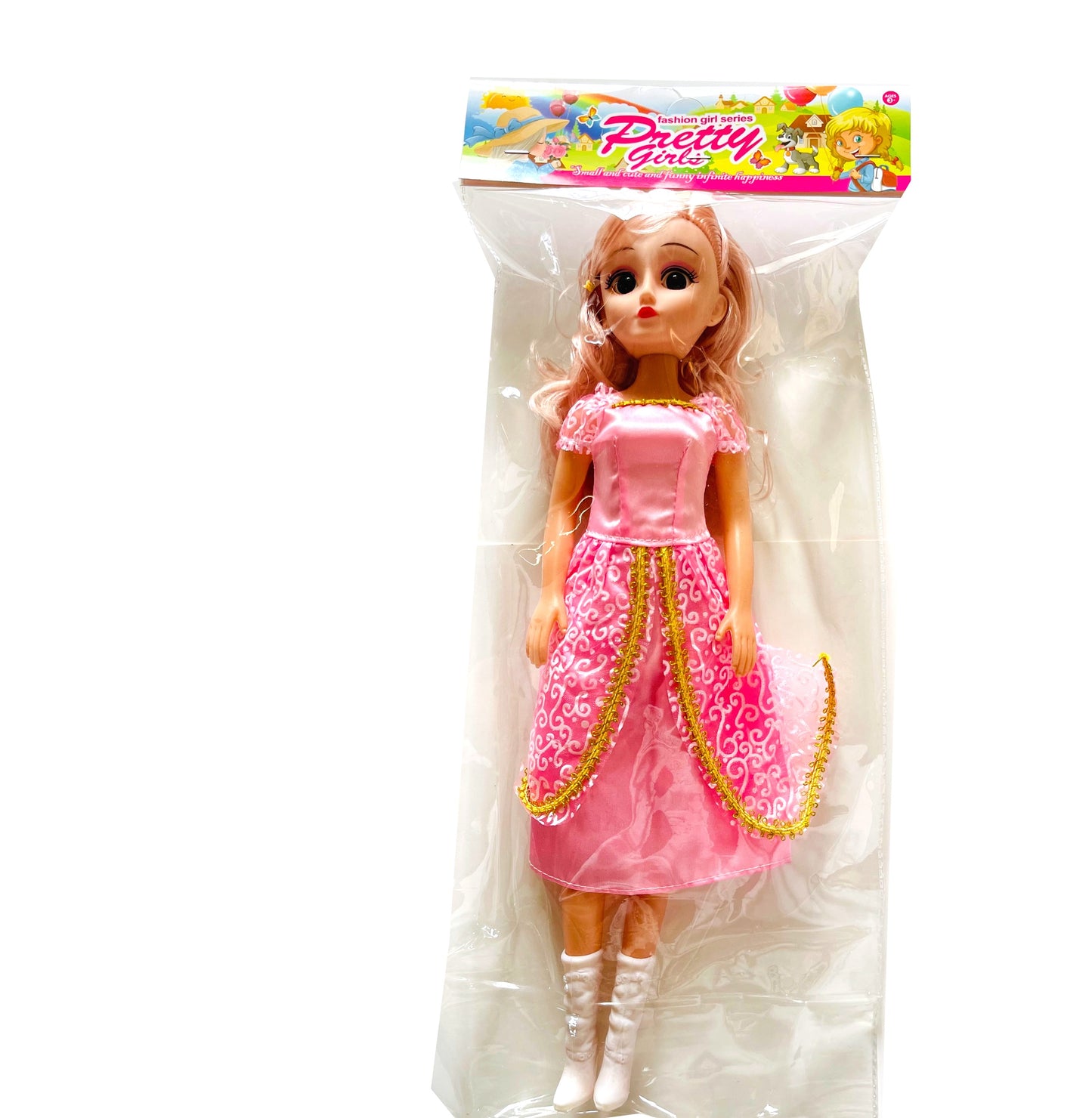 DOLL 18" WITH MUSIC PVC BAG+HEADER