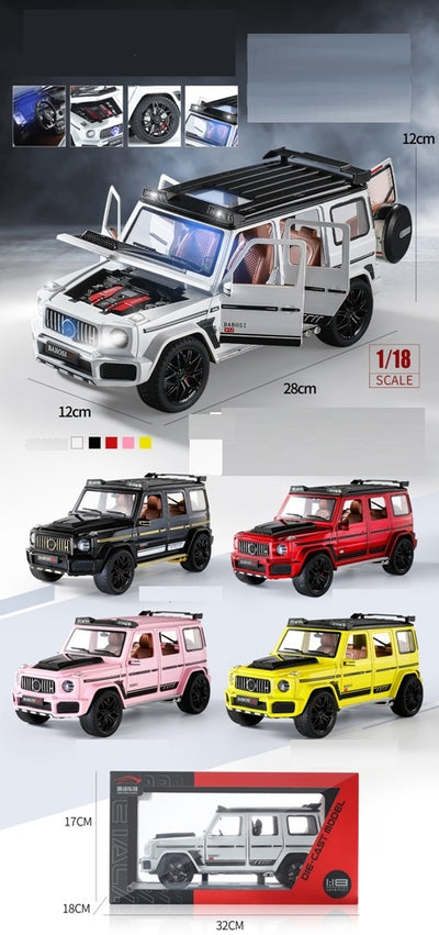 ALLOY CAR 1:18 Pull Back with Lights & Sound
