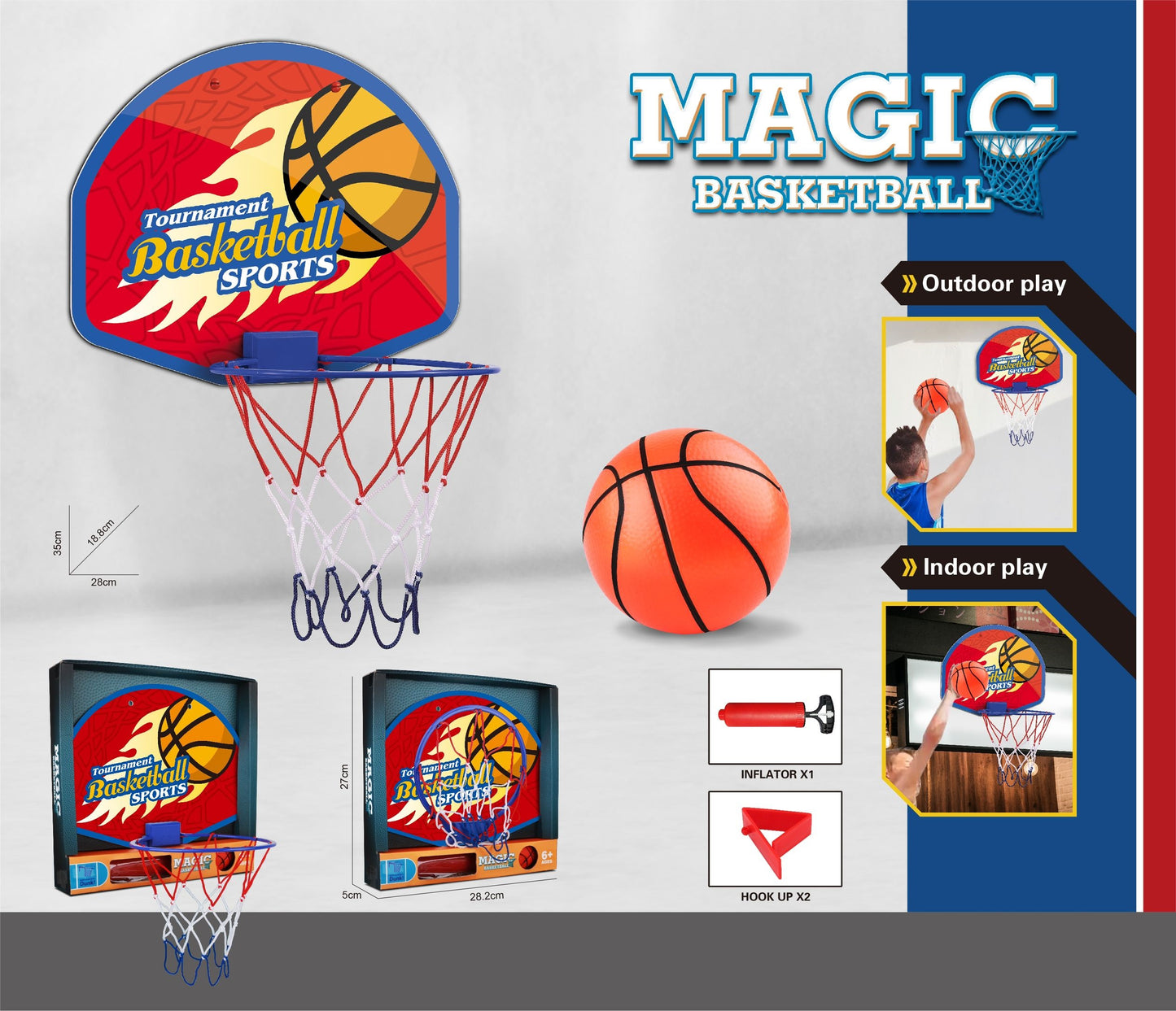 BASKETBALL PLAY SET