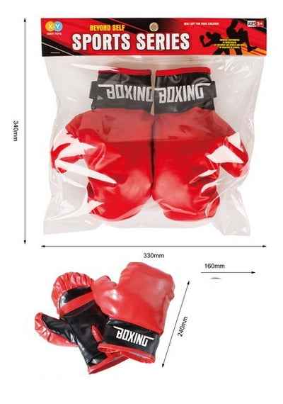 BOXING GLOVES SET PVC BAG+HEADER