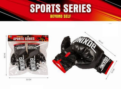 BOXING GLOVES SET PVC BAG+HEADER