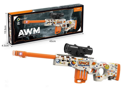BATTERY OPERATED GUN WITH LIGHT&MUSIC